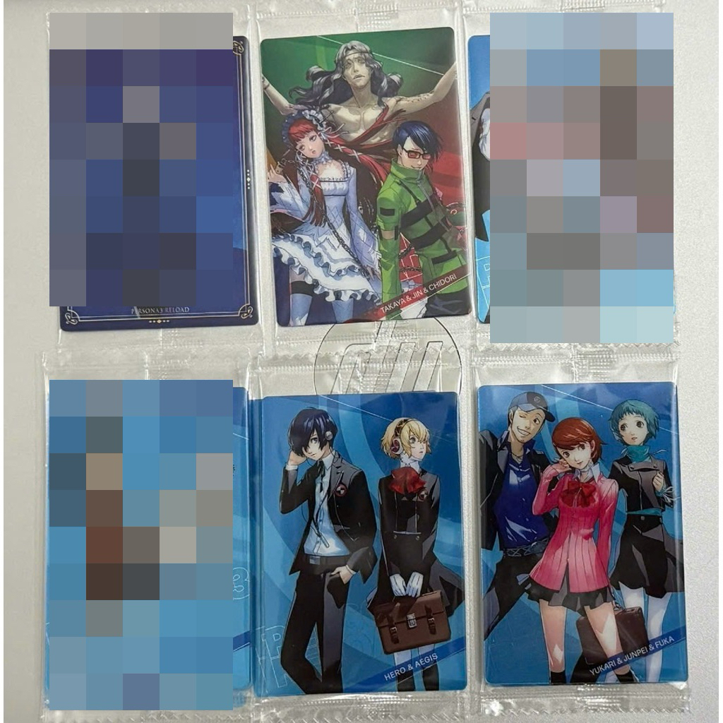 [Đọc kỹ mô tả][sẵn] Thẻ bài bánh xốp bandai Persona 3 Reload