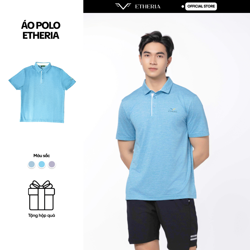 Áo Polo Nam Etheria Vải Kháng Khuẩn Chống Mùi Form Basic Thoáng Mát – EAP1032501