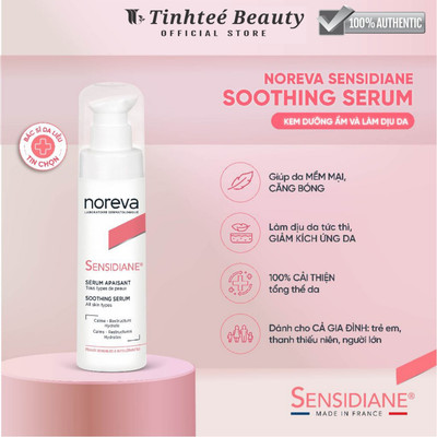 Serum dưỡng da và cấp ẩm cho da nhạy cảm Noreva Sensidiane Soothing Serum 30ml