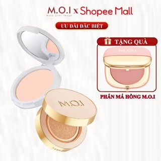   TẶNG MÁ HỒNG  Bộ Đôi Phấn Nước Cushion Premium Và Phấn Phủ Powder Hồ Ngọc Hà M.O.I Cosmetics 
