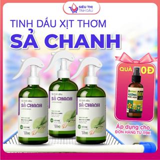  Chai Xịt Tinh Dầu Sả Chanh Nguyên Chất Thơm Phòng Đuổi Muỗi Tinh Dầu Sả Xịt Phòng Khử Mùi TINHDAUSACHANH 100 500ml 