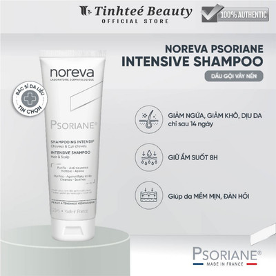 Dầu gội giảm ngứa dành cho da dầu vảy nến Noreva Psoriane Intensive Shampoo 125ML