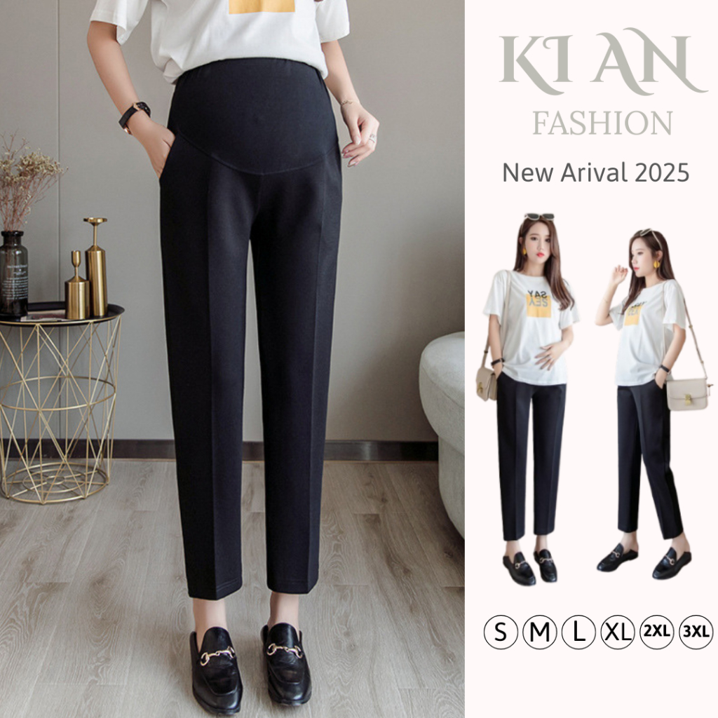 Quần bầu công sở cao cấp Ki An❤️chất Hai Biên loại 1 ko phải chất tuyết mưa hàng rẻ💕quần bầu baggy c