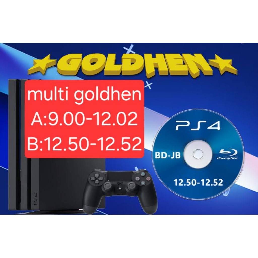 Đĩa hắc ám jb ps4 fw12.50- 12.52 ( bao gồm mode 9.00-12.02 - tích hợp goldhen)