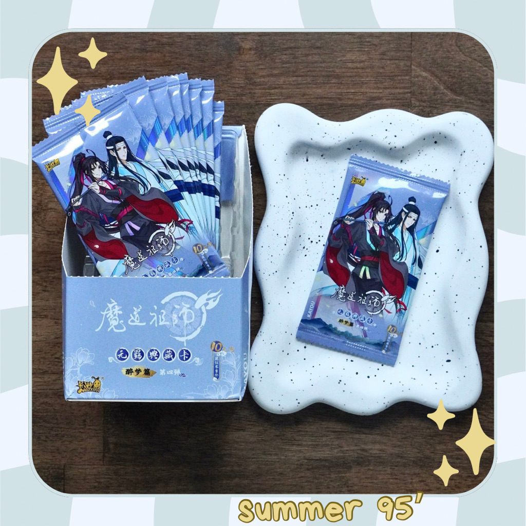 [SẴN-SUMMER 95’] Gói pack card thẻ nhân phẩm Ma Đạo Tổ Sư vol.4 chính hãng