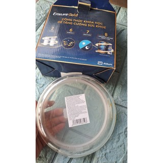 Hộp thuỷ tinh tròn lock and lock 950ml quà từ Ensure