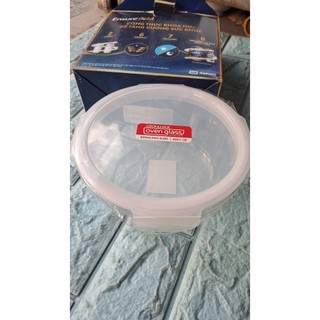 Hộp thuỷ tinh tròn lock and lock 950ml quà từ Ensure
