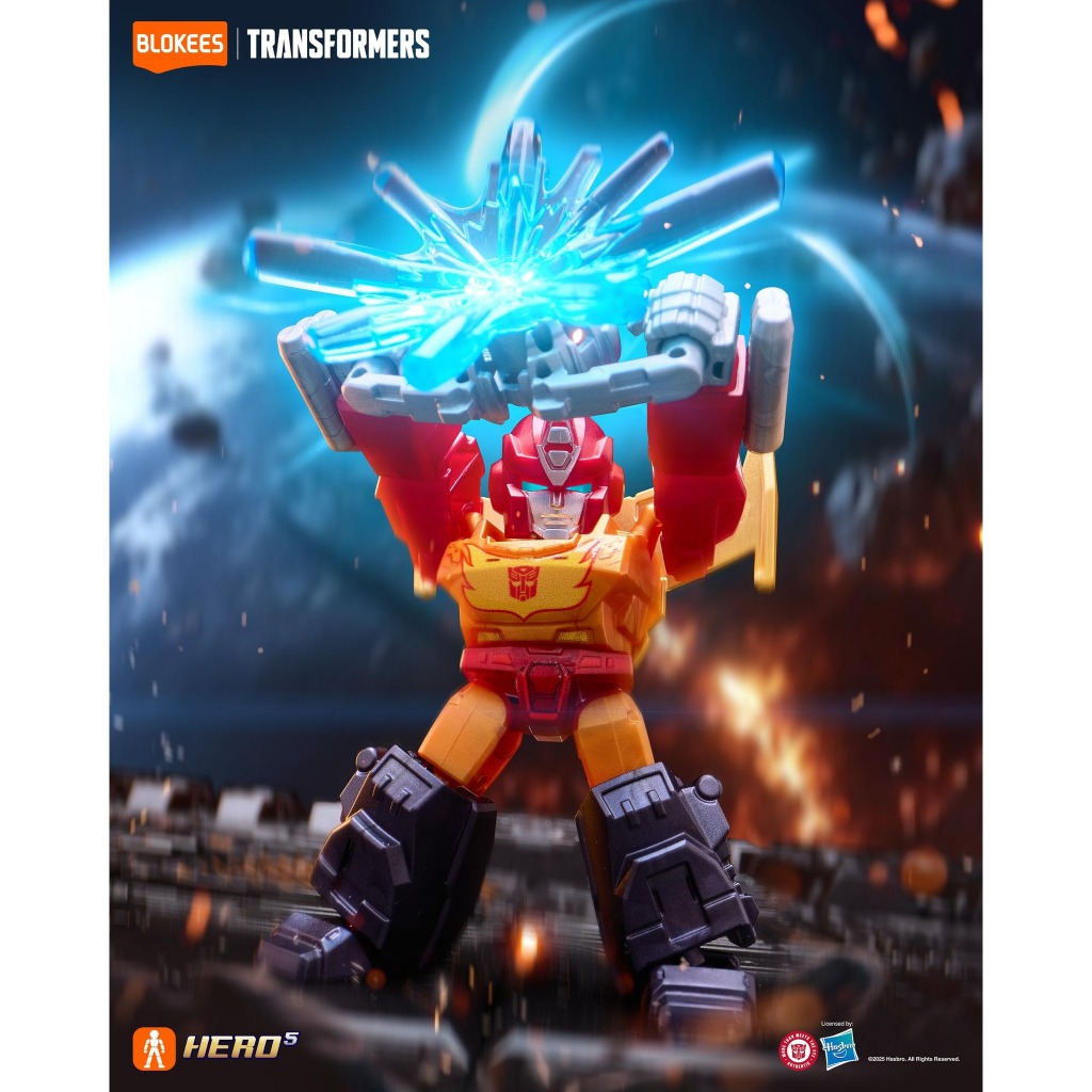 [Hộp Mù] Mô hình Blindbox - Blokees - Transformers Defender Version 04 - DV04 Tyrant Fury
