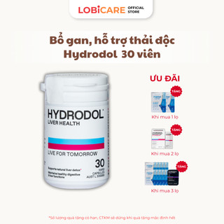  Viên Bổ Gan HydroDol Liver Health Chính Hãng Từ Úc Hộp 30 viên – Giải Rượu Mát Gan và Thải Độc An Toàn Cho Cơ Thể 