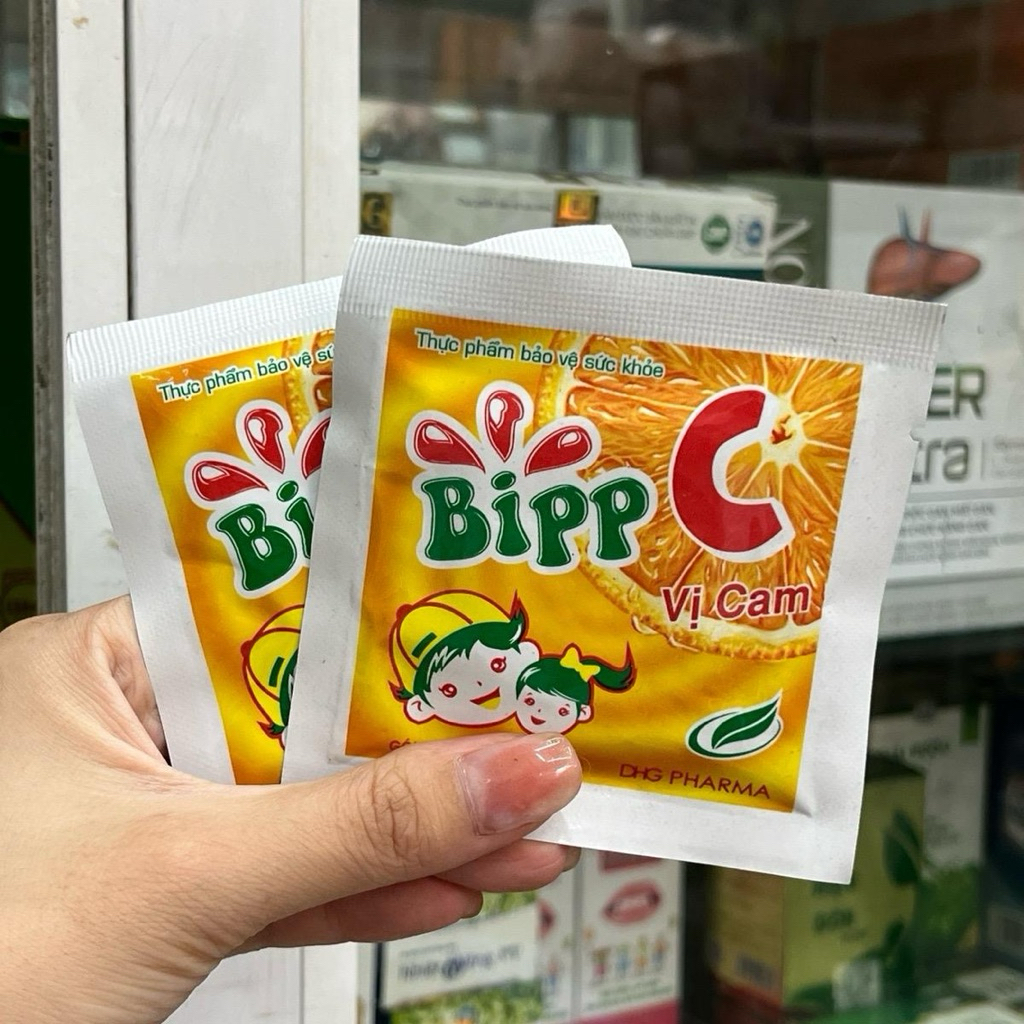 [CHÍNH HÃNG] Kẹo C Bipp C vị cam HHANH PHARMA