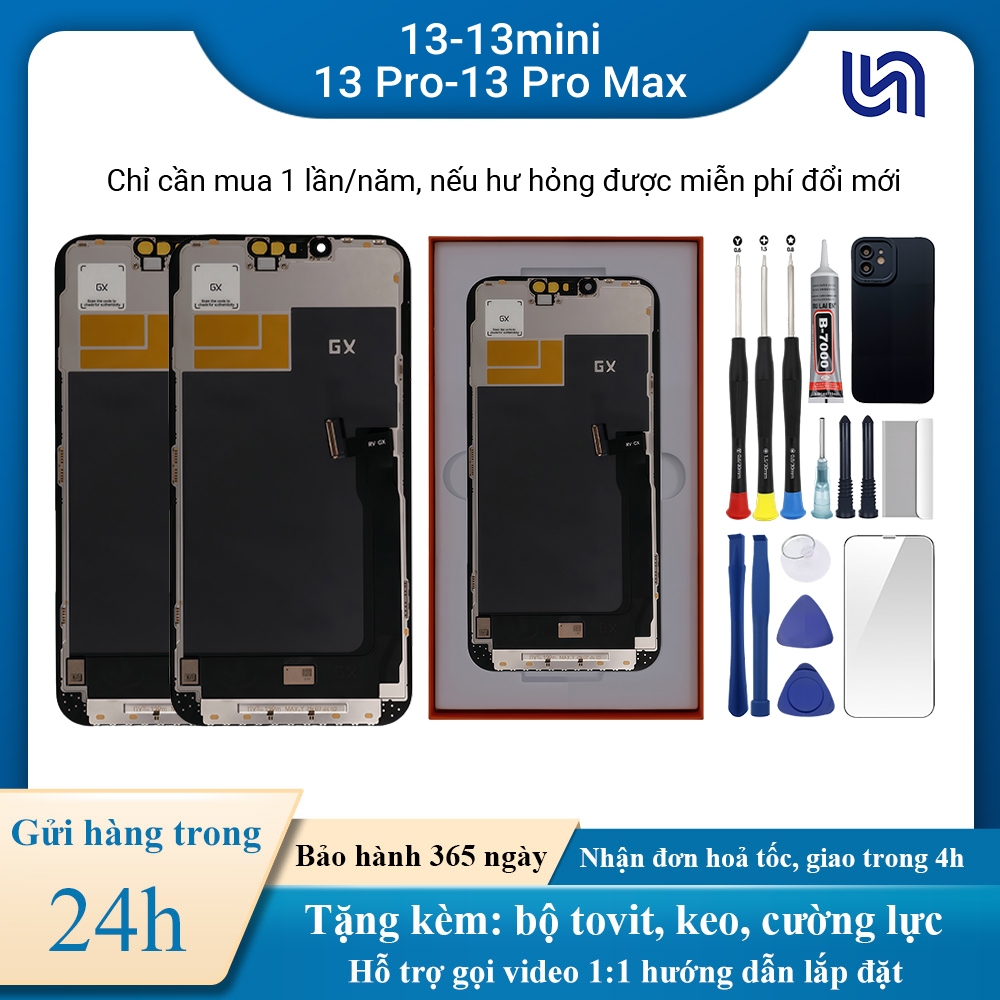 Màn hình GX TFT chính hãng tương thích với iPhone 13/13 Pro/13 mini/13 Pro Max , Bảo hành 12T