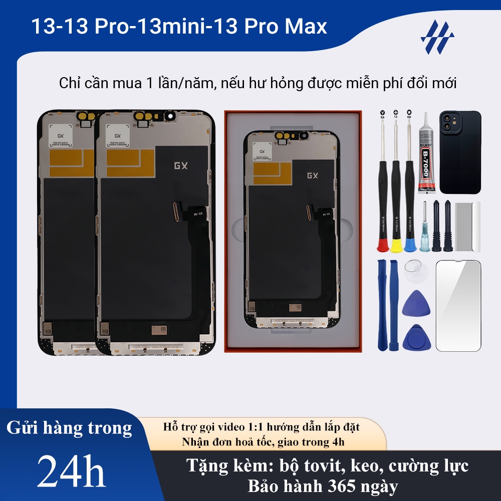 Màn hình GX TFT chính hãng tương thích với iPhone 13/13 Pro/13 mini/13 Pro Max , Bảo hành 12T
