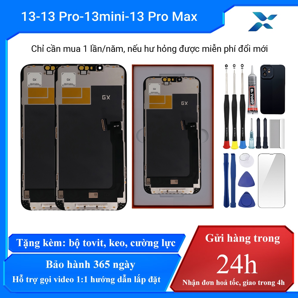 Màn hình GX TFT chính hãng tương thích với iPhone 13/13 Pro/13 mini/13 Pro Max , Bảo hành 12T