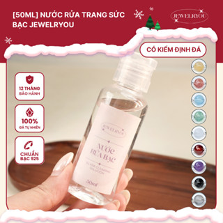  50ml  Nước Rửa Trang Sức Bạc JEWELRYOU Dung Dịch Làm Sáng Trang Sức Bạc Siêu Tốc - Jewnrb 