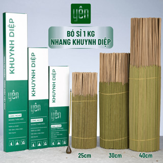  Nhang Khuynh Diệp Yên Sạch 1kg Giá Sỉ Loại 23-30-40cm 800-700-500 Thanh 100 % Tự Nhiên 