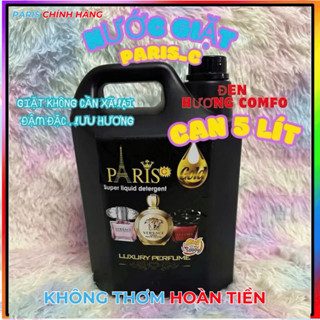  Nước Giặt Xã Paris can 5kg - 10kg  túi 3.6kg  0,6kg hương 72H tích hợp lưu hương làm mềm vải 