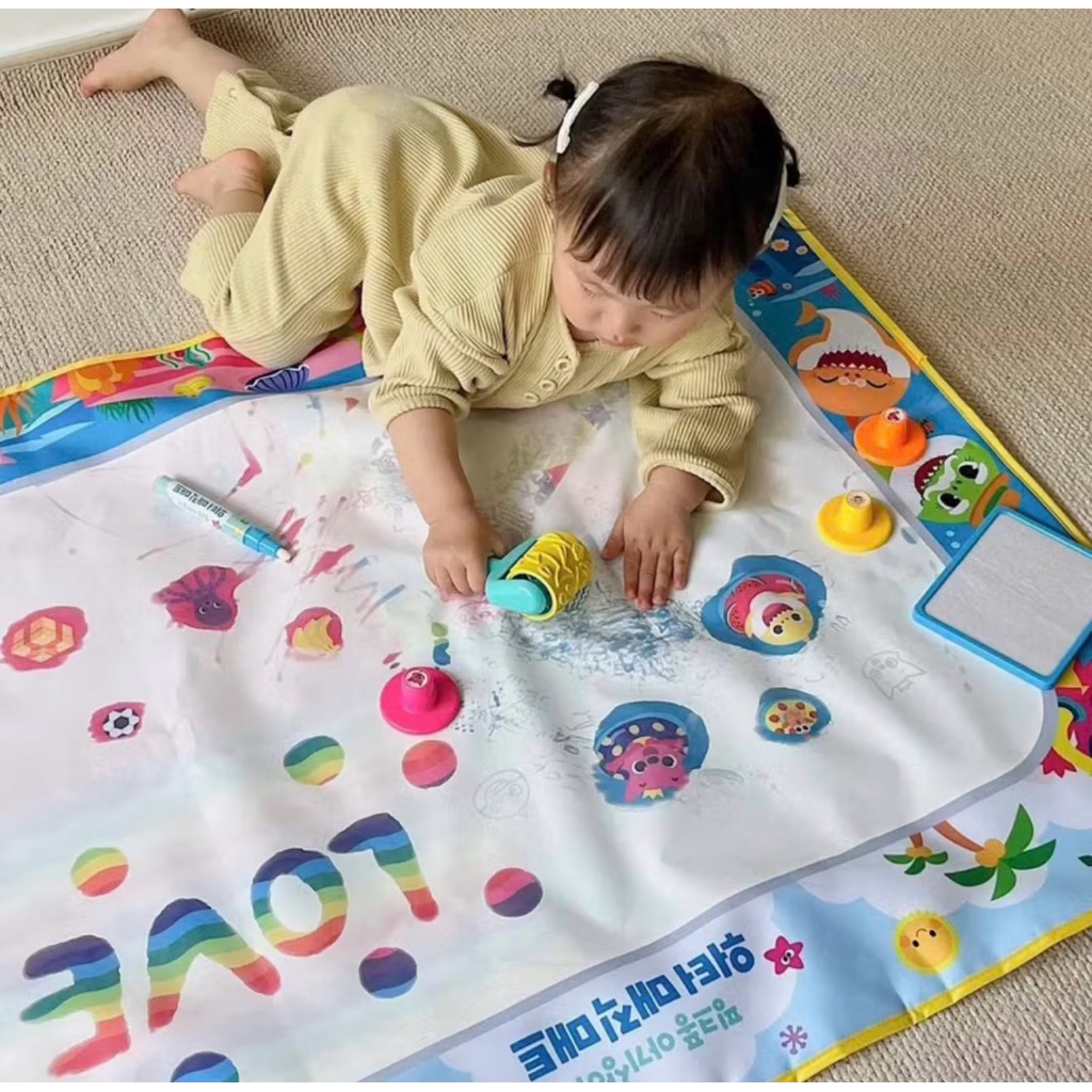 THẢM VẼ MA THUẬT MAGIC WATER BEBEFIN PINKFONG HÀN QUỐC