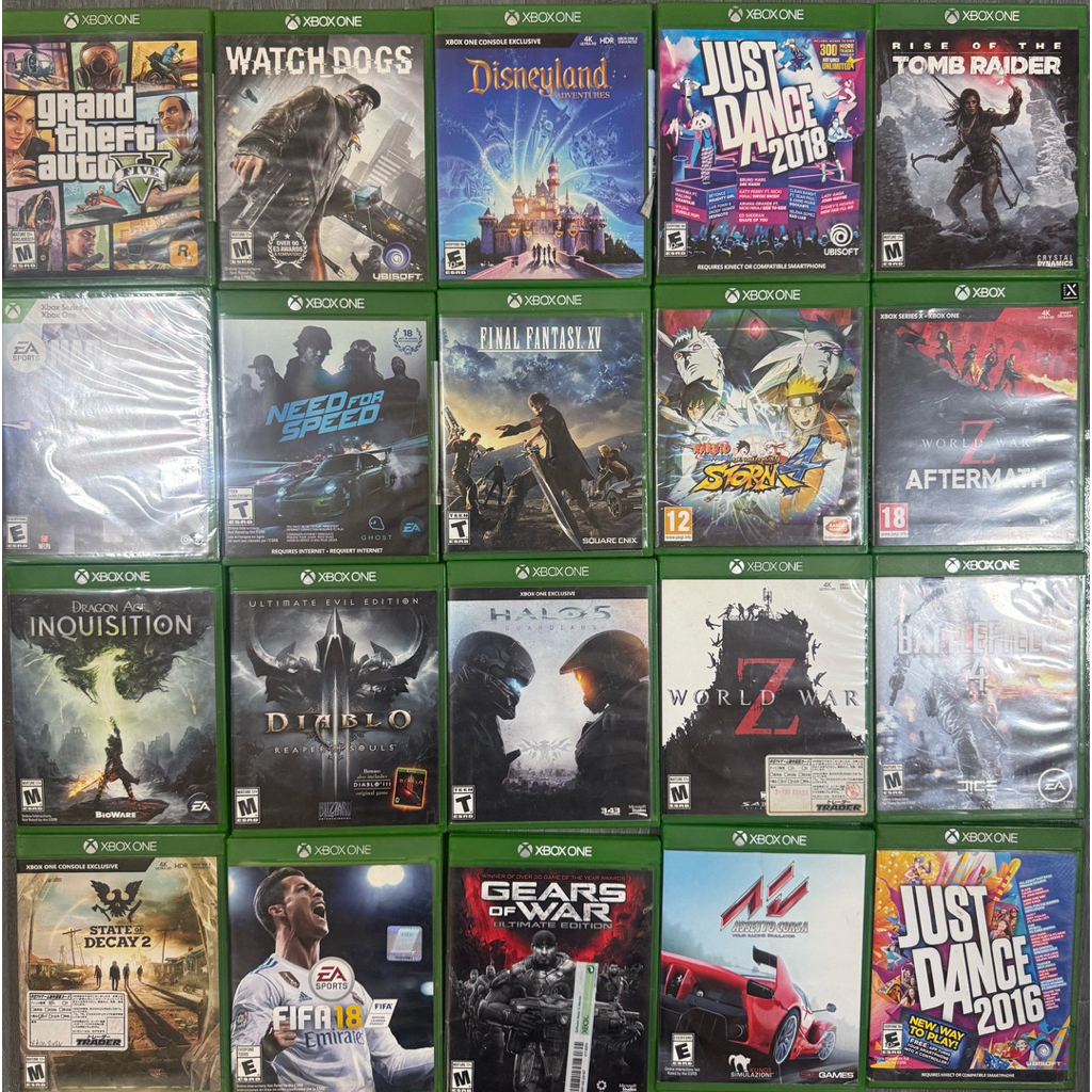 Đĩa game Xbox One Doom, Gta V, Call of duty  Sleep dogs, NBA,  UFC các loại - Xbox 360, Xbox One