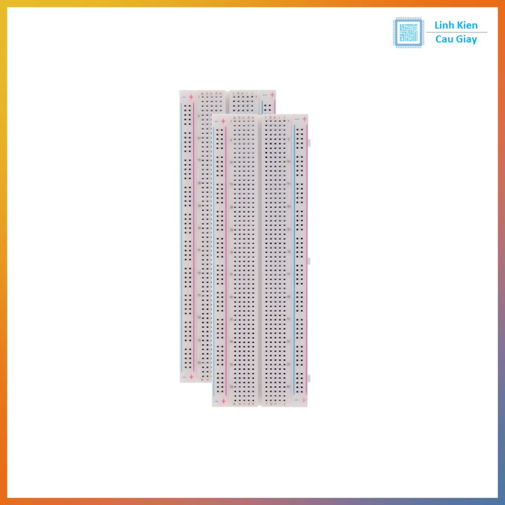 Breadboard MB-102 830 lỗ 165x55x10mm