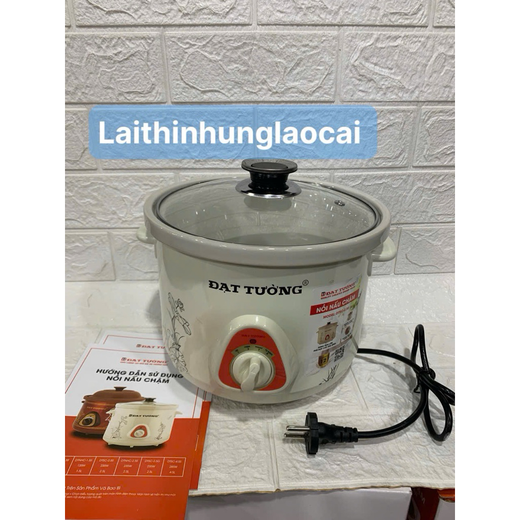 Nồi hầm chậm Đạt Tường 1,5-2,5 lít