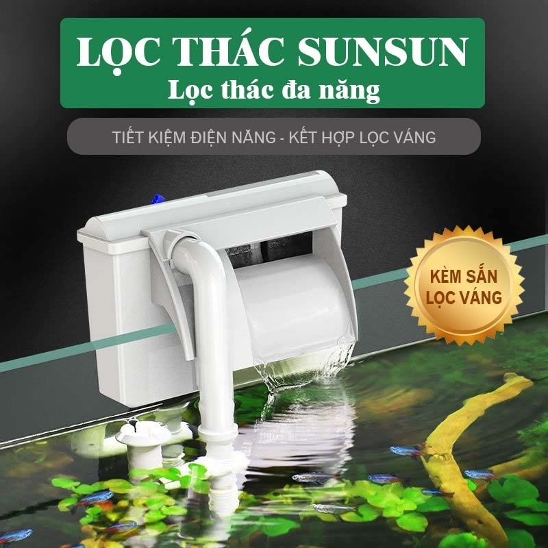 Lọc thác bể cá thế hệ mới SUNSUN Xiaoli EBL-401, 402, 403