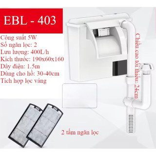 Lọc thác bể cá thế hệ mới SUNSUN Xiaoli EBL-401, 402, 403