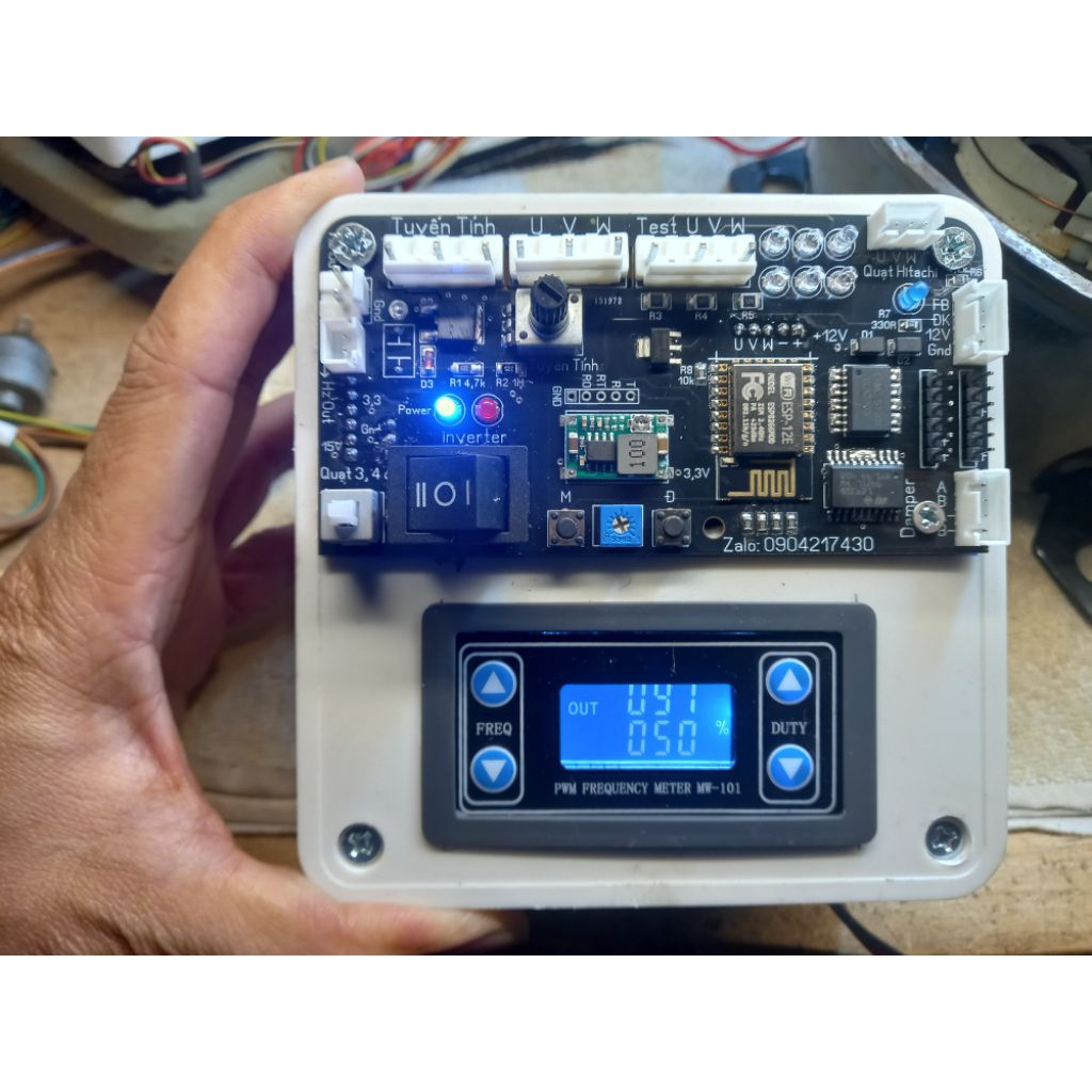 Bộ Test Lốc quạt tủ lạnh inverter đa năng, sử dụng cho lốc tuyến tính, inverter, quạt. van chia GAS,