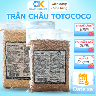 TRÂN CHÂU TOTOCOCO túi 1kg trân châu hoàng kim caramel dùng làm topping trà sữa