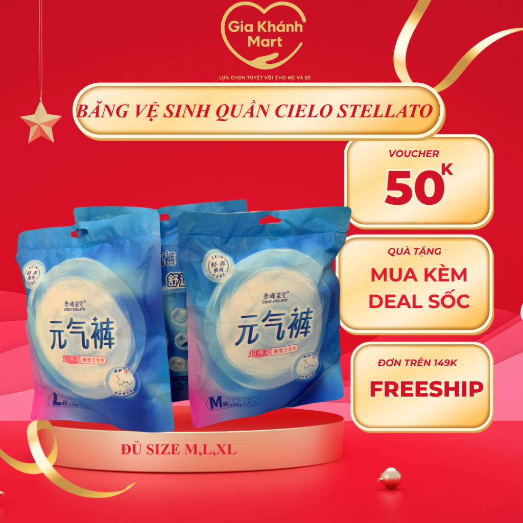 Băng Quần Vô hình Cielo Stellato siêu mỏng, chống tràn 360