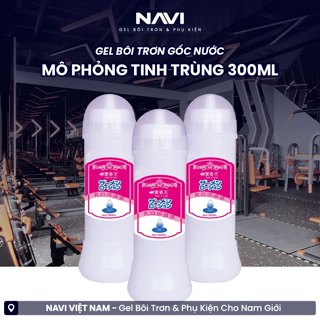 [Che Tên] Combo 3 Chai Gel Bôi Trơn Mô Phỏng Tinh Trùng Dung Tích 300ml