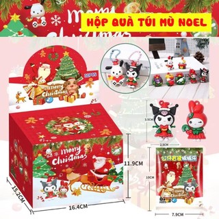  Fullbox hộp quà 32 túi mù móc khoá Noel labubu baby three crybaby hộp quà unbox túi mù móc khoá cho bé 