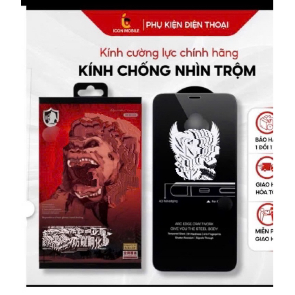 Siêu kính cường lực chống nhìn trộm cho x/xs/xr/11/11pro/11promax/12/12pro/12promax/13promax/14promax/15pro