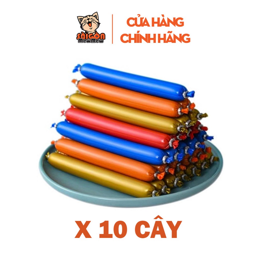 Xúc xích ăn liền cho chó thanh 15gr giá thành rẻ