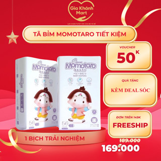   1 bịch trải nghiệm Bỉm  tã dán quần MOMOTARO Size S56 M48 M46 L42 XL39 XXL36 XXXL35 