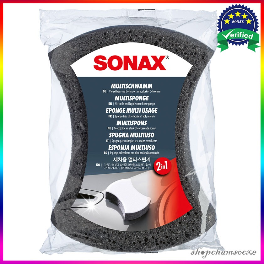 Bọt biển rửa xe Sonax Multi sponge