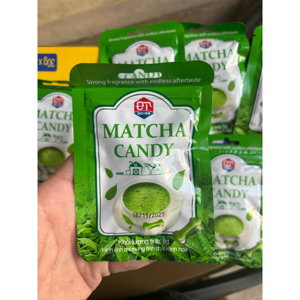 Kẹo C Matcha Hình Xương Chó Kẹo Matcha Xương Chó Tuổi Thơ