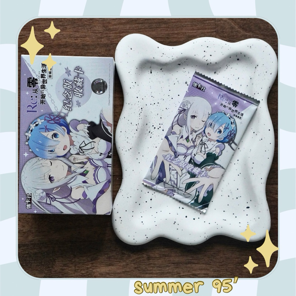 [SẴN-SUMMER 95’] Pack card thẻ nhân phẩm Re:Zero chính hãng