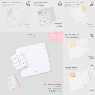 [NOUS LAPOMME BU] - Khăn sữa - baby - Lapomme cho bé - GF39A