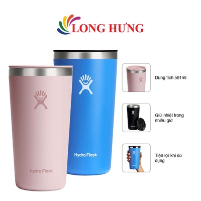 Ly giữ nhiệt nóng lạnh Hydro Flask Around Tumbler Press-In Lid 20 OZ/591ml - Hàng chính hãng