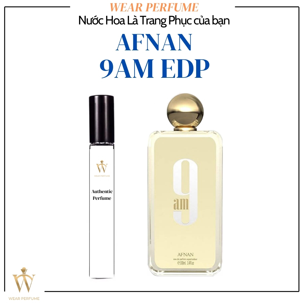 Fullsize 100ML - Nước hoa nữ Afnan 9 AM  - Wear Perfume