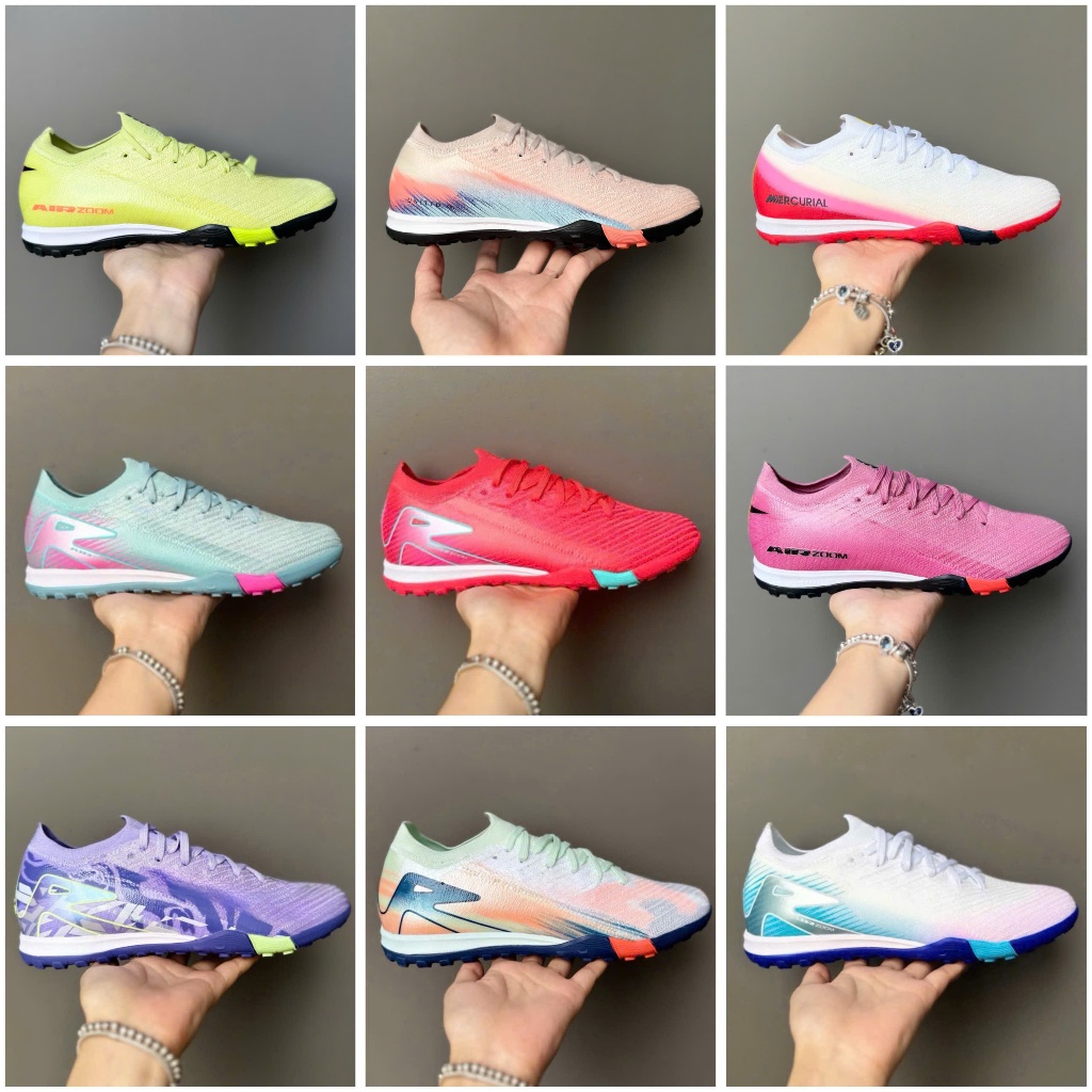 [V1]  [Tặng Tất + Túi Rút] Giày Bóng Đá VaPô 16 Elite Cổ Lửng Đế Đinh TF HM SPORT.