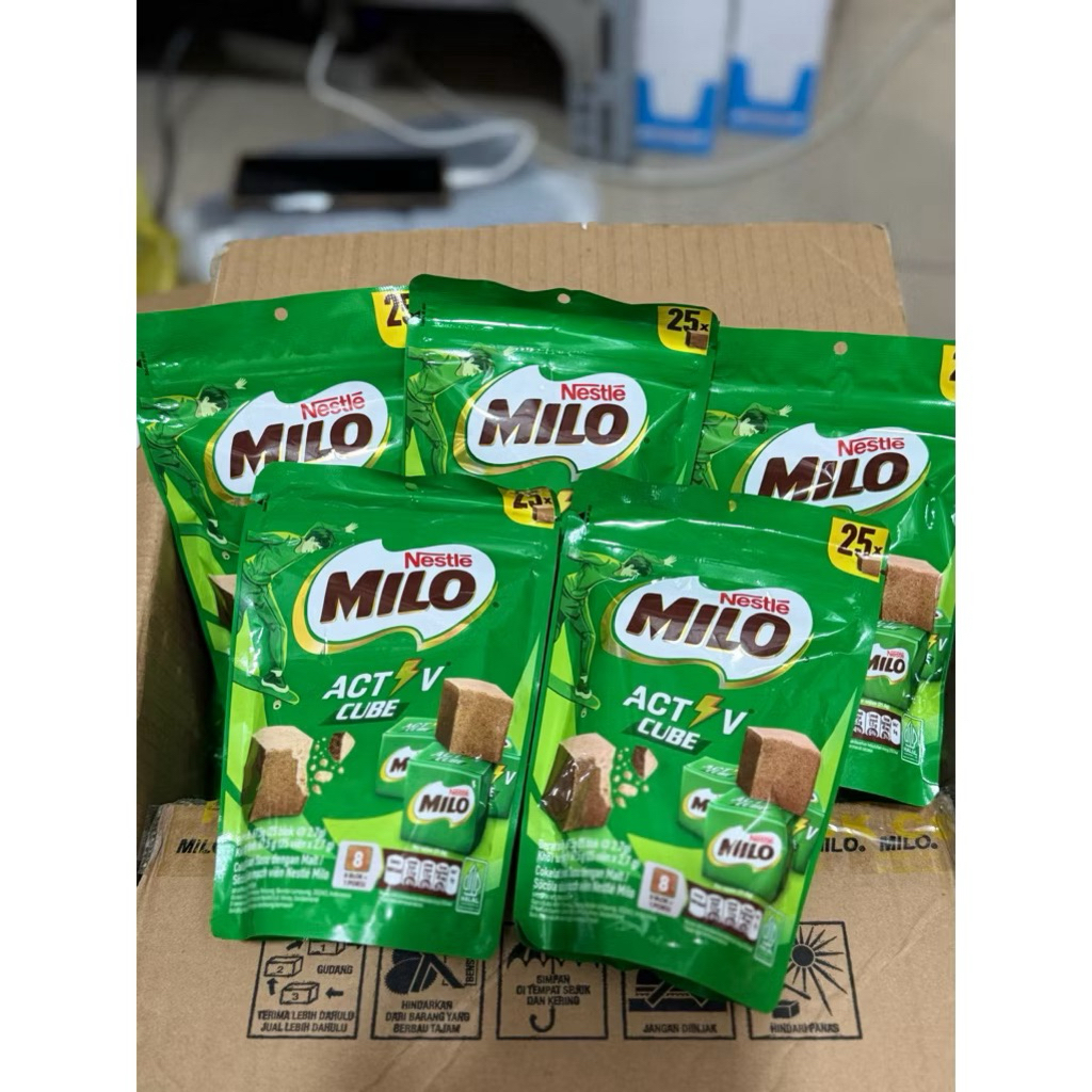 MILO ACTIV CUBE GÓI 67,5G (25 VIÊN)/ KẸO NESTLE MILO CUBE