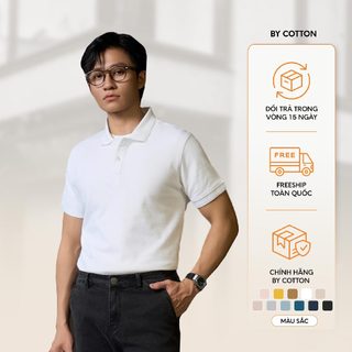  Áo Thun Polo Basic Nam  Cao Cấp Pique 1.0 Multi Color – BY COTTON 