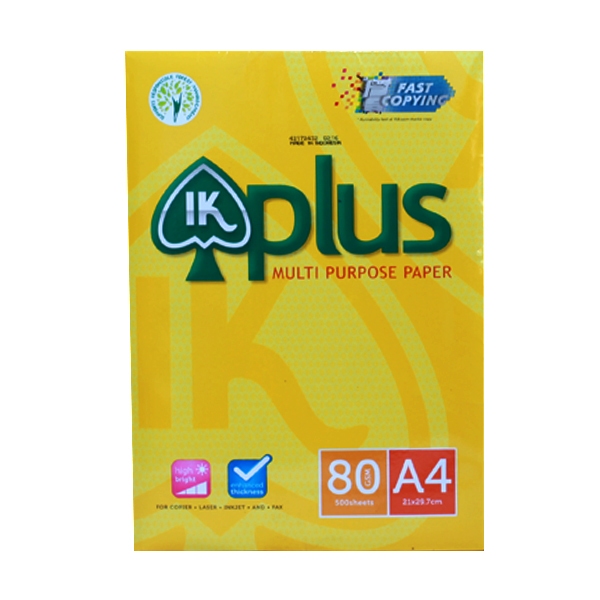 Giấy A4 IK Plus 80GSM-Giấy Photo Cao Cấp
