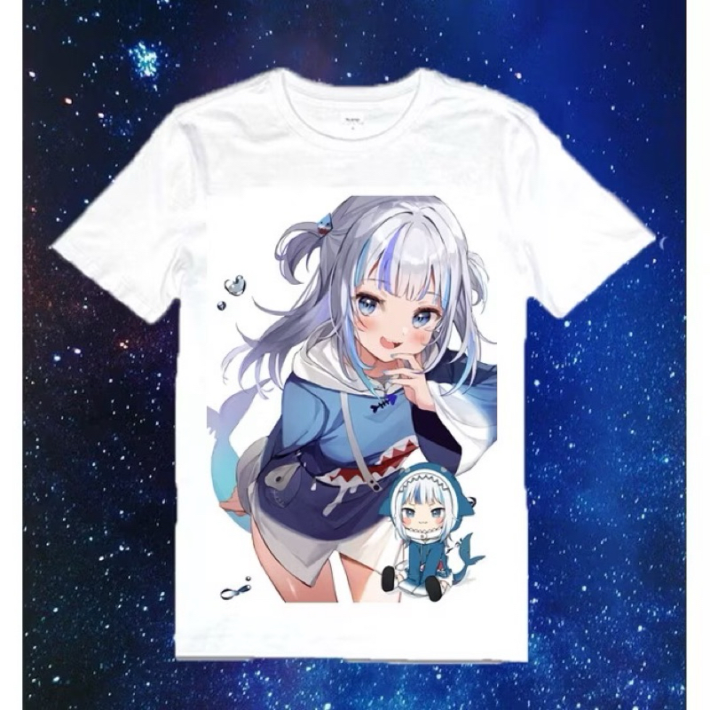 Áo Phông Gawr Gura-Hololive Vtuber / áo gawr gura  nhiều mẫu