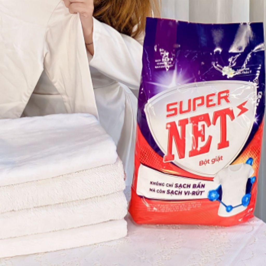 Bột giặt super net 3kg - Sạch bóng sáng bóng