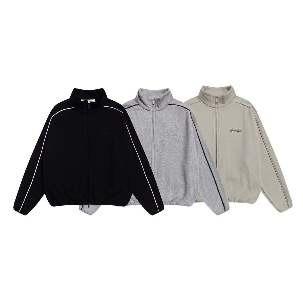 ⚡ORDER⚡Áo Khoác Nỉ cổ cao ESSENTIALS Ss25 - ESSENTIALS Jacket Basic new/ Set đồ Bộ ESSENTIALS 2025 F