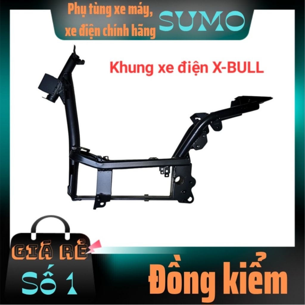 Khung xe điện X-Bull, YADEA, sườn xe điện X-Bull, YADEA hàng sơn tích điện