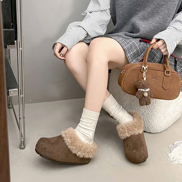 [FULLBOX] Dép sục nữ cao cấp LÓT LÔNG CỪU trẻ trung hót trend | BigBuy360 - bigbuy360.vn