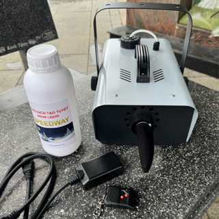  Máy Phun Tuyết 1200W Trang Trí Noel Tặng Kèm 1lít Tuyết Đặc Pha 14lít Sử Dụng 